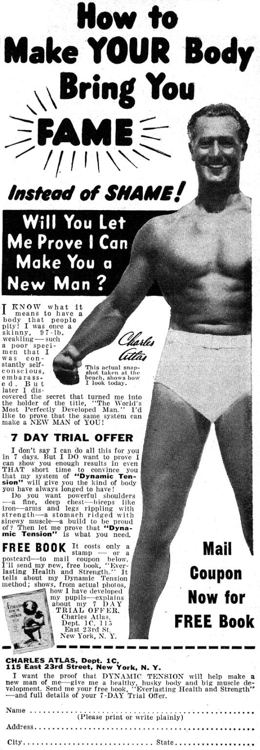 Charles Atlas: 1941