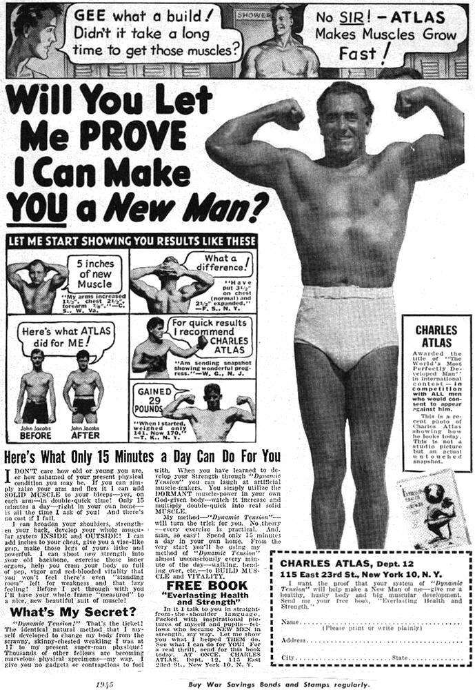 Charles Atlas: 1945